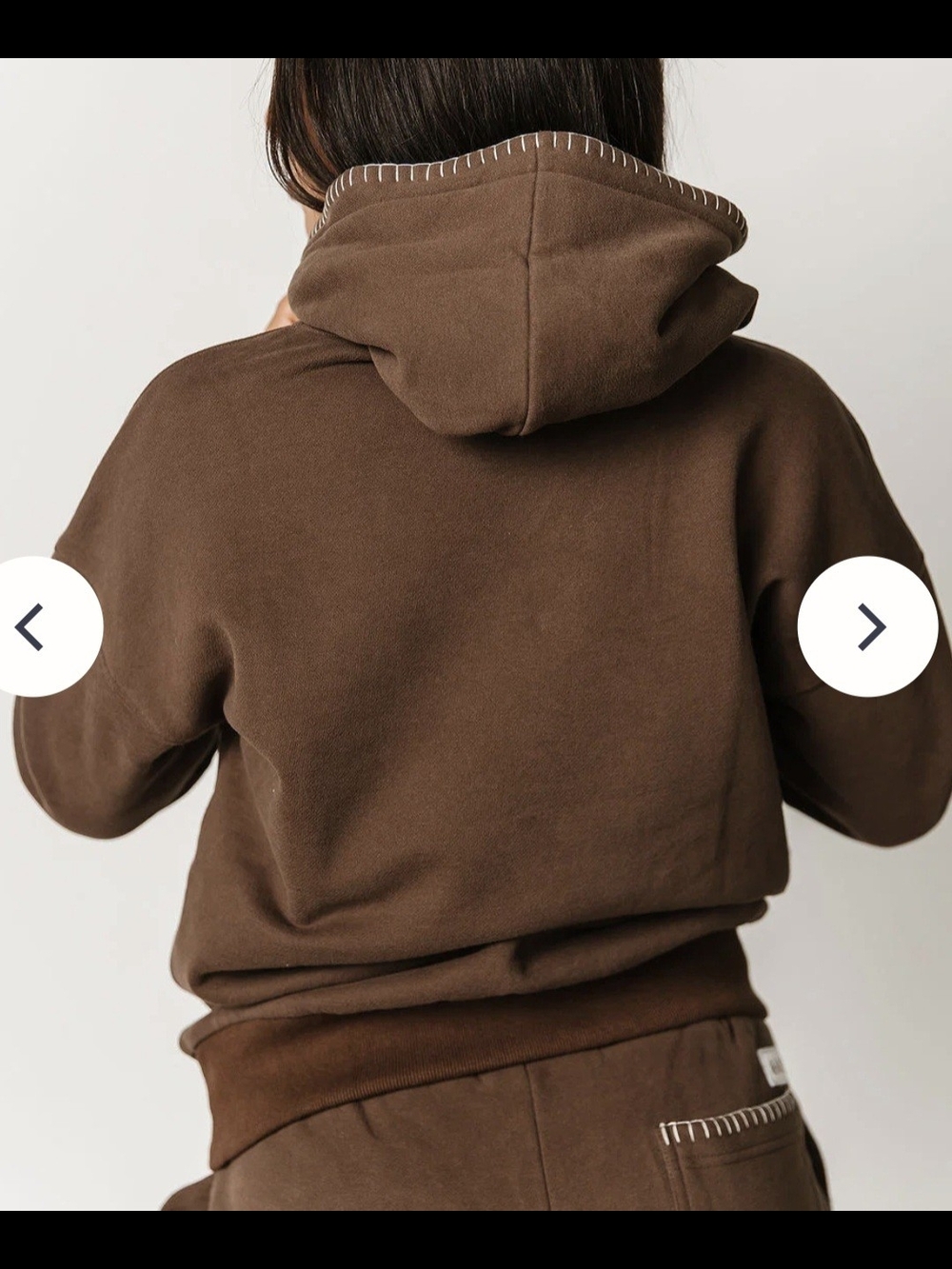 AMPERSAND AVE - Sweetly Stitched Coffee - Hoodie - Picture 3 of 6